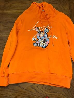 BKYS Lucky‎ Charm Flower Pattern Hoodie, size small